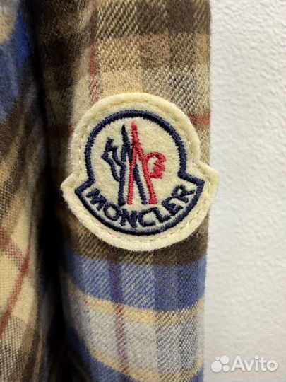 Moncler Cotton Checked Overshirt XL оригинал