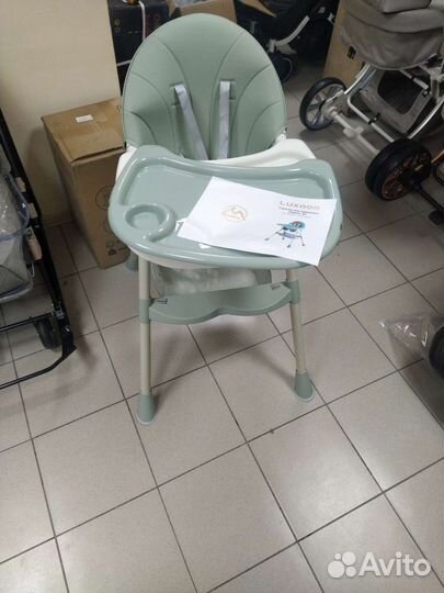 Новый стульчик для кормления Luxmom Q2(мятный)