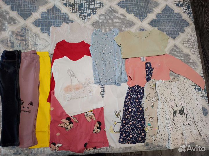 Одежда пакетом на девочку 110