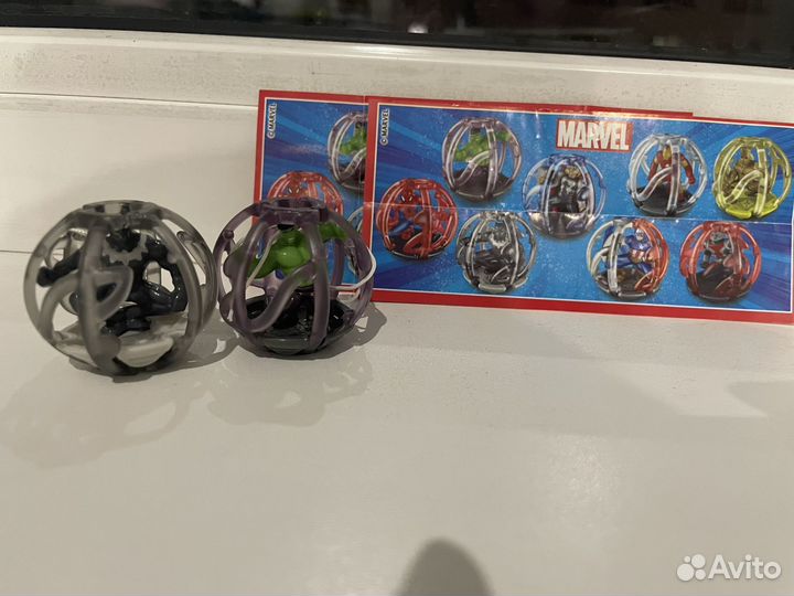 Киндер-сюрприз marvel / DC Comics