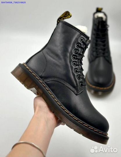 Ботинки Dr. Martens с мехом (Арт.18949)