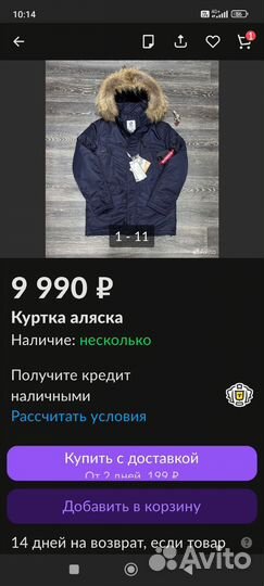 Мужская зимняя аляска