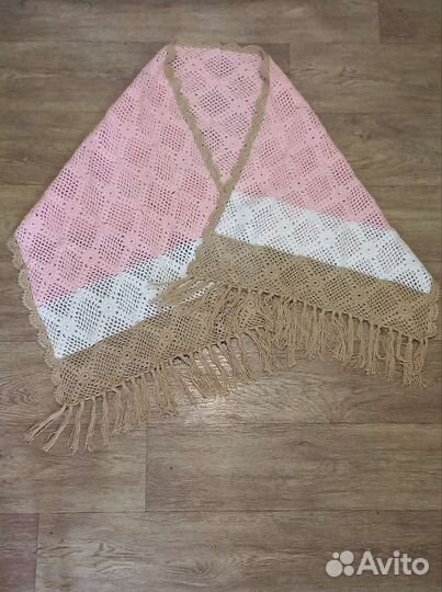 Шаль платок Бохо руч.раб