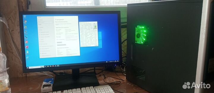 Игровой пк intel 8 ядер, GTX1050Ti, 16Gb