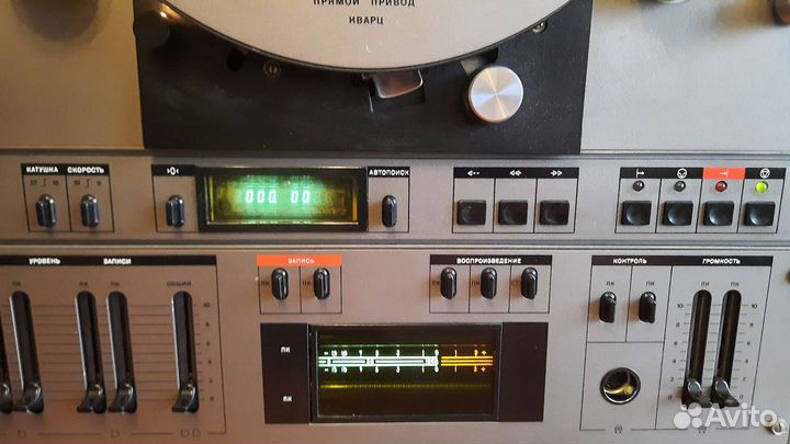 Катушечный магнитофон олимп 004