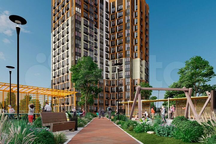 1-к. квартира, 43,7 м², 9/16 эт.