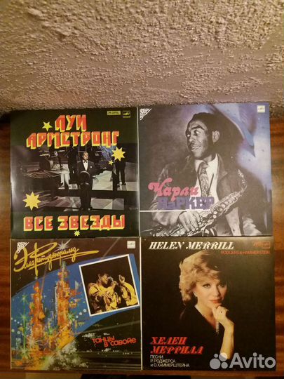 Виниловые пластинки джаз в отл. сост