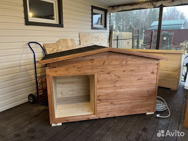 Будка для собаки с теплым полом