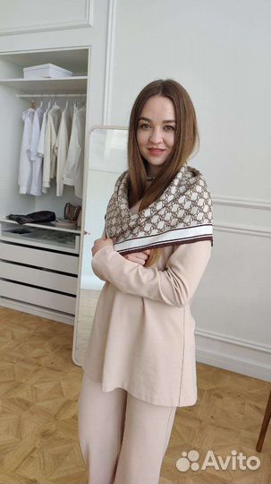 Платок Fendi 100 шёлк