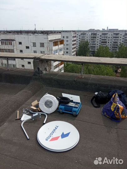 Ремонт и обслуж.спут.и эфир.ант.Триколор,нтв+ и др