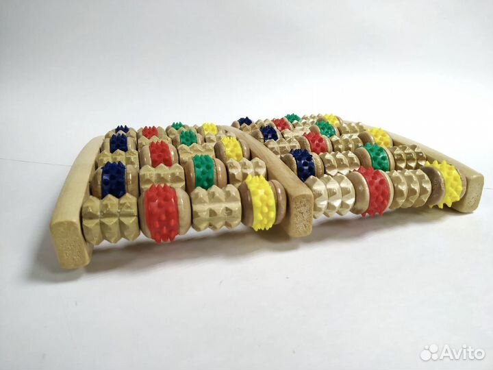 Массажер ног роликовый