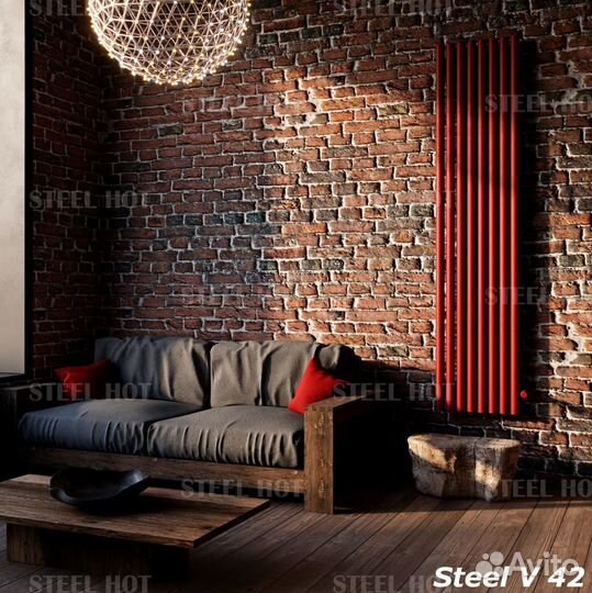 Вертикальный дизайн радиатор Steel-Hot от завода