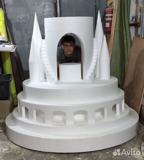 Фальшярусы,фальшторт,муляжи,цилиндры,из пенопласта