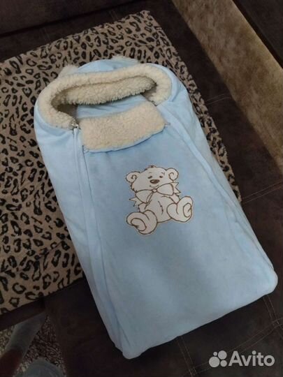 Конверт на выписку для мальчика зима