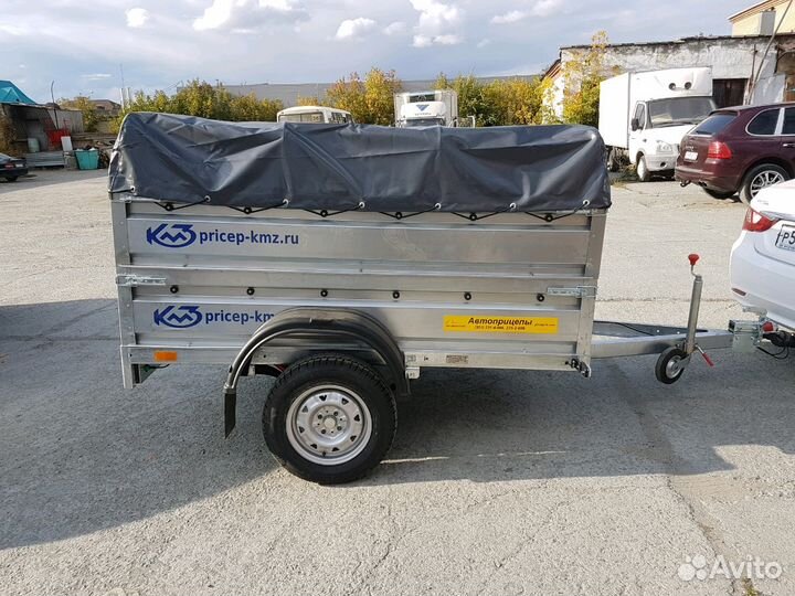 Автоприцеп с высокими бортами