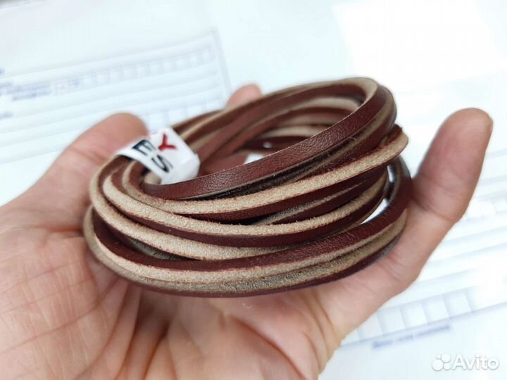 Кожаные шнурки 