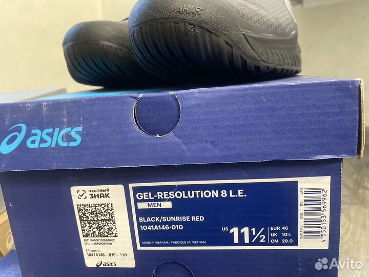 Кроссовки мужские asics GEL-resolution 8 L.E р.46