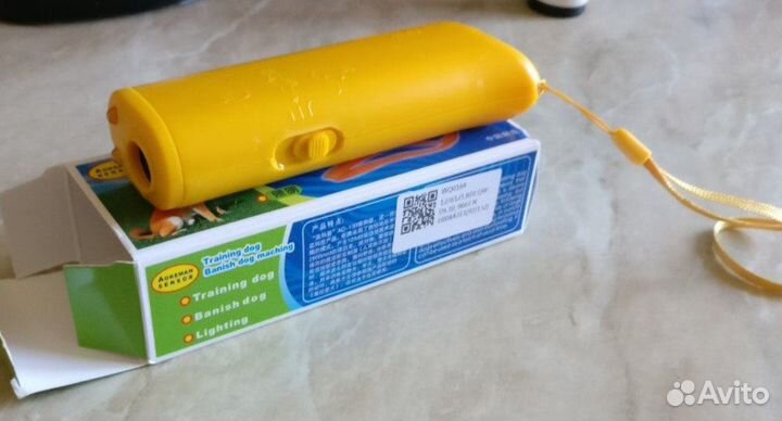 Отпугиватель собак ультразвуковой с фонариком