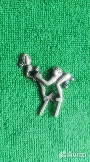 Брелок старинный бронза эротика