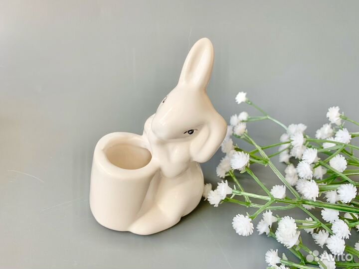 Пасхальный кролик фарфор 2 шт