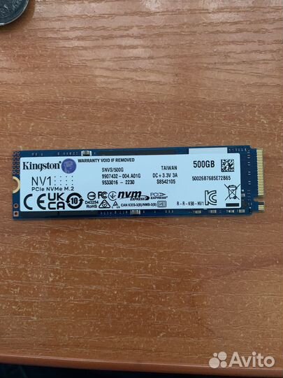 Kingston Ssd m2 500gb