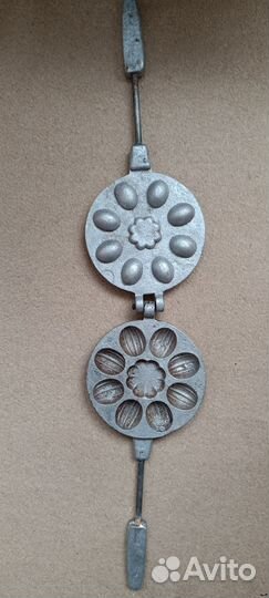 Фрма для выпечки орешница алюм. литье