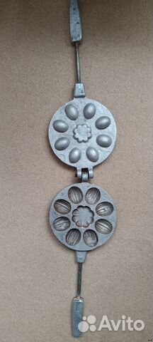 Фрма для выпечки орешница алюм. литье