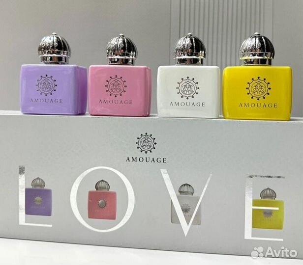 Amouage Love набор 4шт. по 30ml