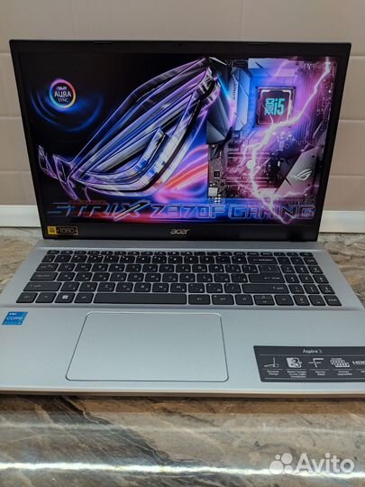 Игровой Новый Acer core i3-1215U-8 ядер/SSD256/IPS