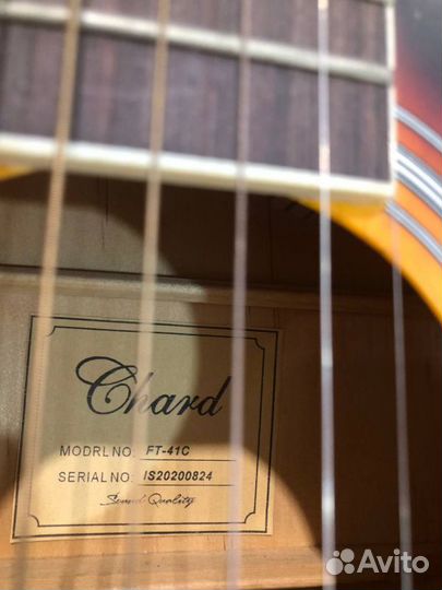 Акустическая гитара chard FT-41C