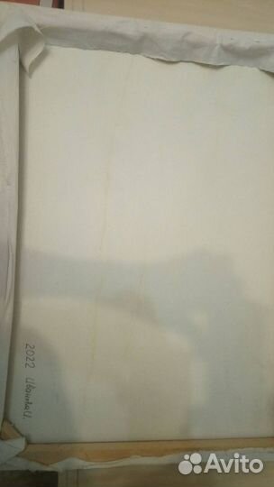 Картина маслом на холсте Зима 73 на 52