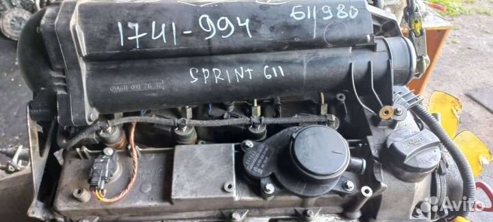 Двигатель 611980 Mercedes Sprinter W901-905 2.2