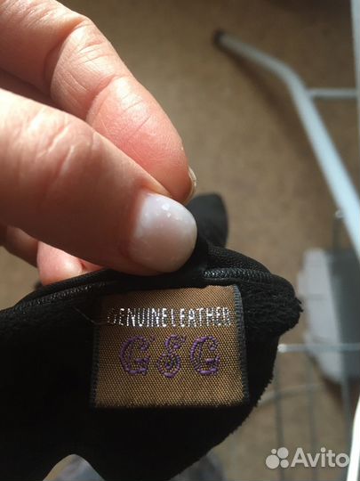 Перчатки кожаные женские на узкую руку