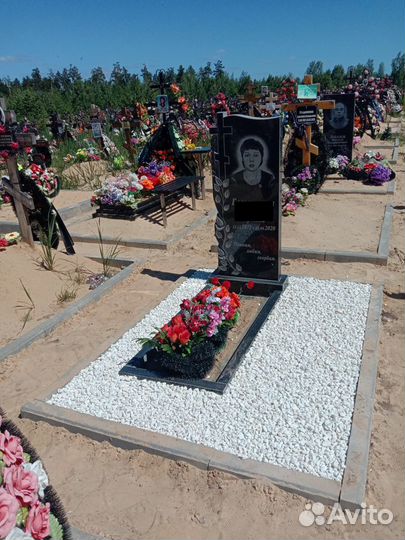 Благоустройство захоронений. Памятники