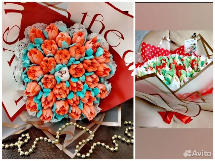 Зефирные букеты