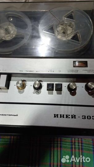 Катушечный магнитофон иней 303