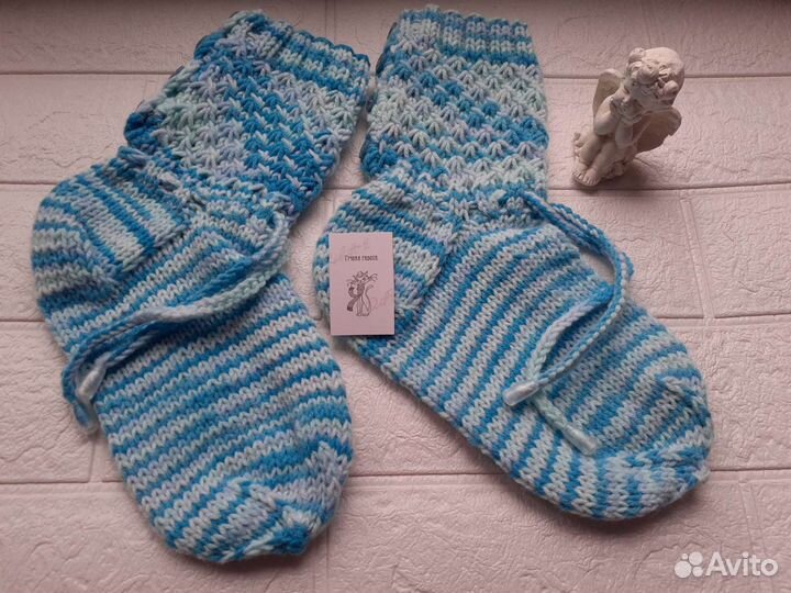 Вязаные женские носки