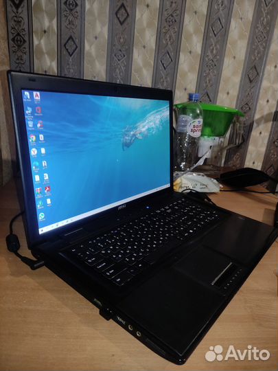 Игровой ноутбук msi на gtx 950m, 17 дюймов