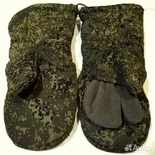 Флисовые рукавицы нового образца оригинал бтк