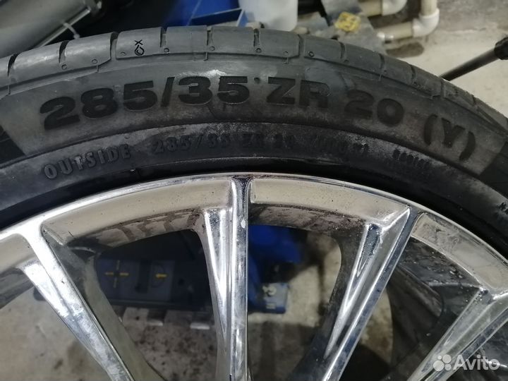 Continental ContiSportContact 5P 255/40 R20 и 285/35 R20