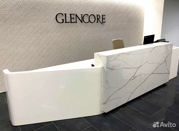 Барная стойка для кафе из искусственного камня