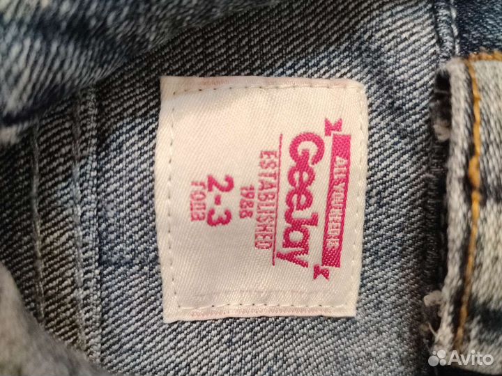 Джинсовая куртка для девочки