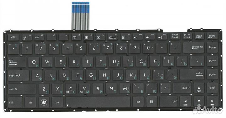 Клавиатура asus X401U чёрная, OEM