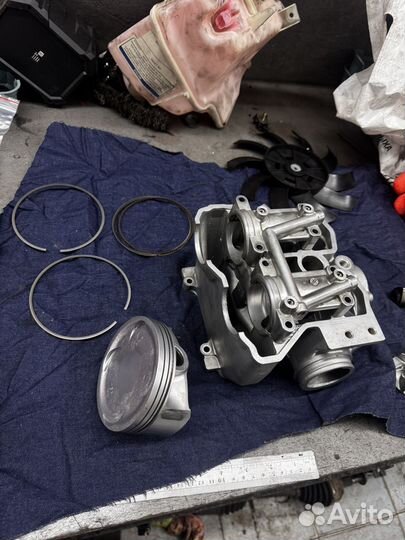 ГБЦ Yamaha Grizzly 700 2016 (двувальная)