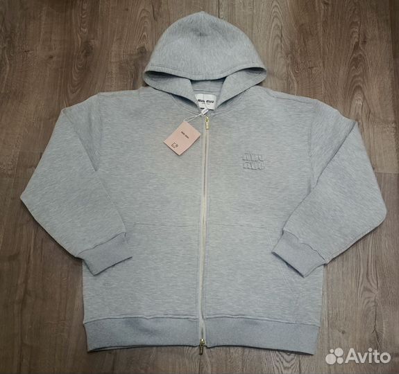 Зип худи MIU MIU