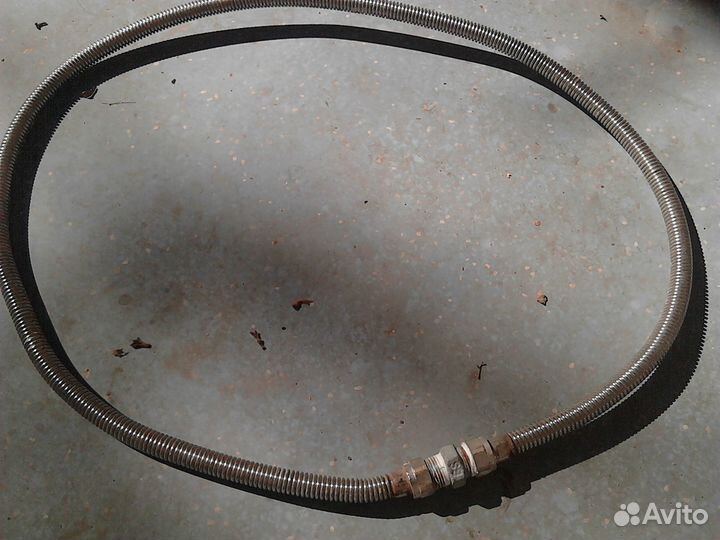 Шланг газовый металлич.длина1м