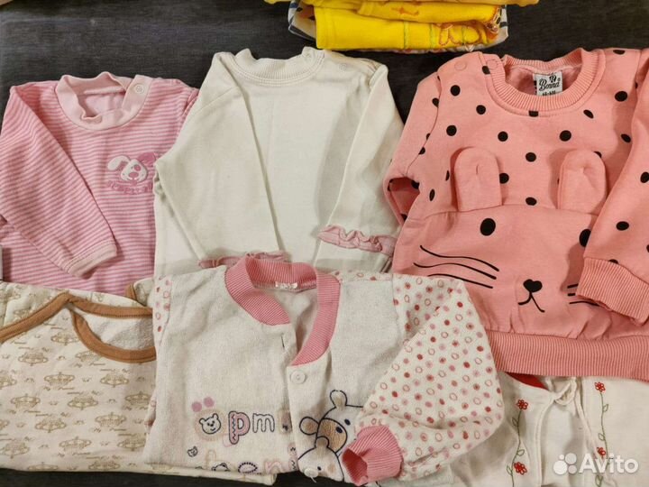 Огромный пакет вещей для девочки до 6 месяцев