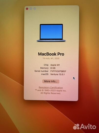 Macbook pro m1 512gb (рст, идеал, 96 акб)