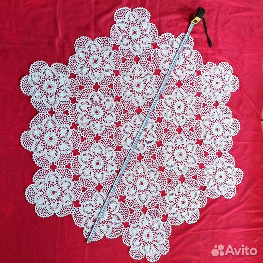 Скатерть вязаная крючком