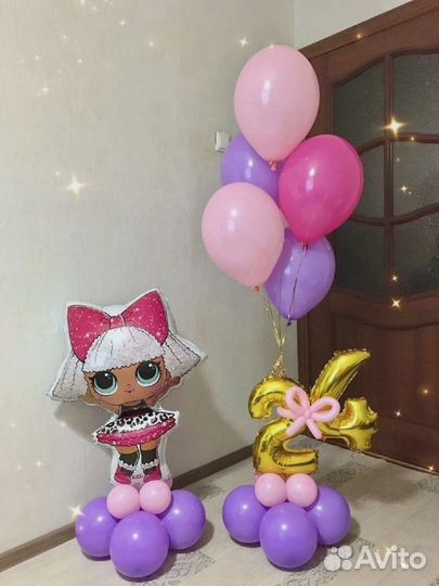 Гелиевые шары с индивидуальной надписью